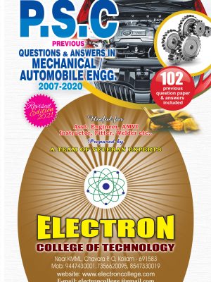 PSC PREVIOUS QUESTION AND ANSWERS IN MECHANICAL / AUTOMOBILE ENGINEERING